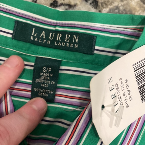 Lauren Ralph Lauren button down top - Picture 8 of 9